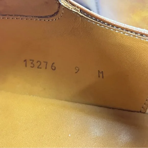 Magnanni Marco II Single Monk Strap Leather Dress Shoes Mens Size 9
