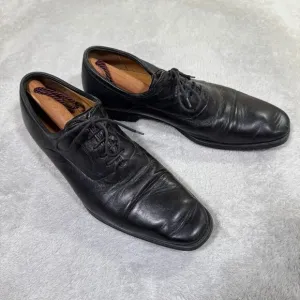 Magnanni Mens Size 9.5 D‎ Black Leather Segovia Cap Toe Oxford Dress Shoes 12654