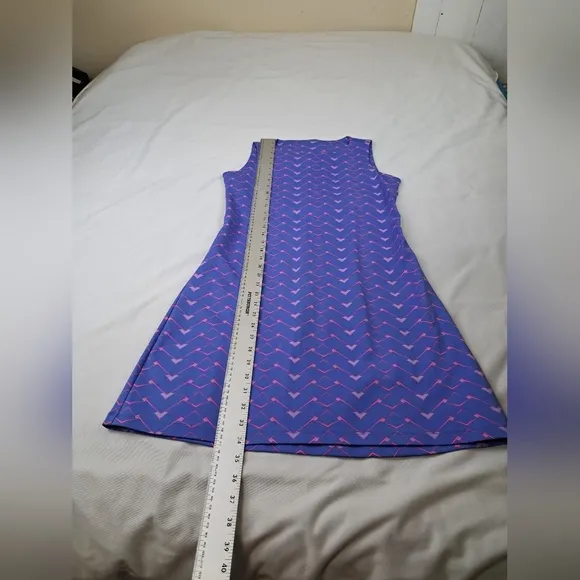 Mahi Gold Stretch Mini Tank Dress Purple/Pink Size S