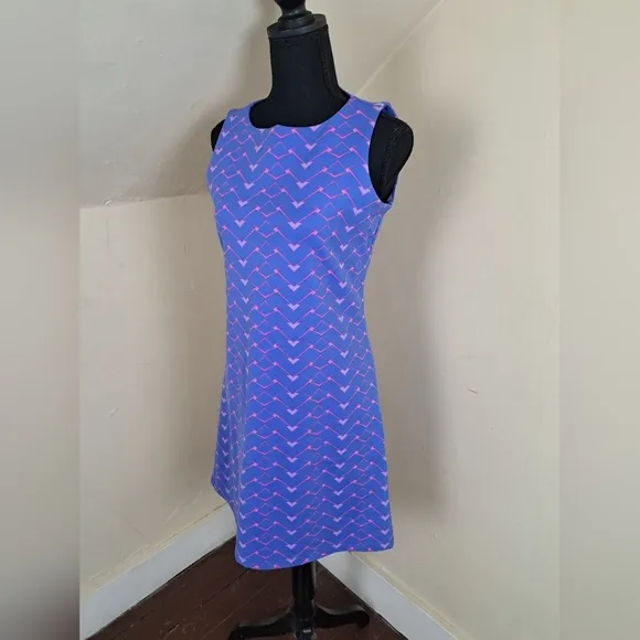 Mahi Gold Stretch Mini Tank Dress Purple/Pink Size S