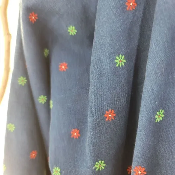 Maison kitsune denim mini dress or tunic