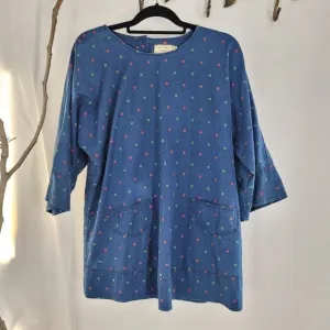 Maison kitsune denim mini dress or tunic