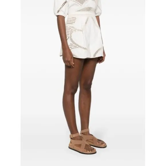 Maje Crochet Knit Shorts 38 / M
