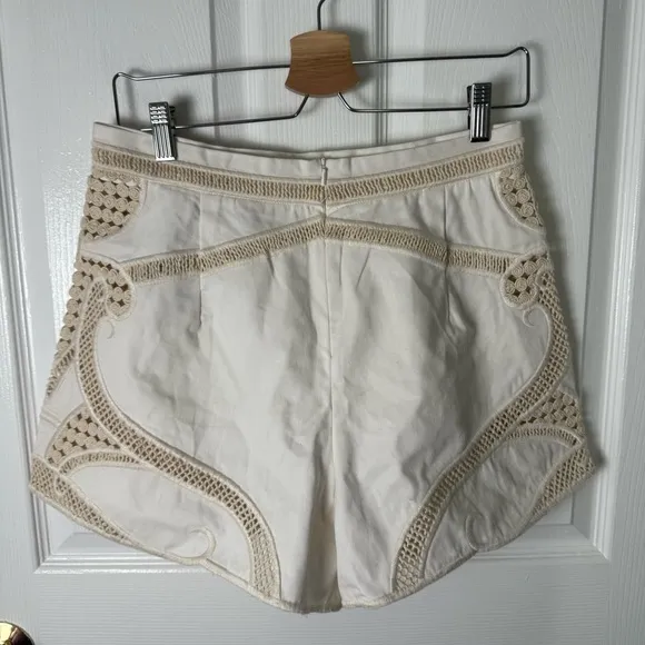 Maje Crochet Knit Shorts 38 / M