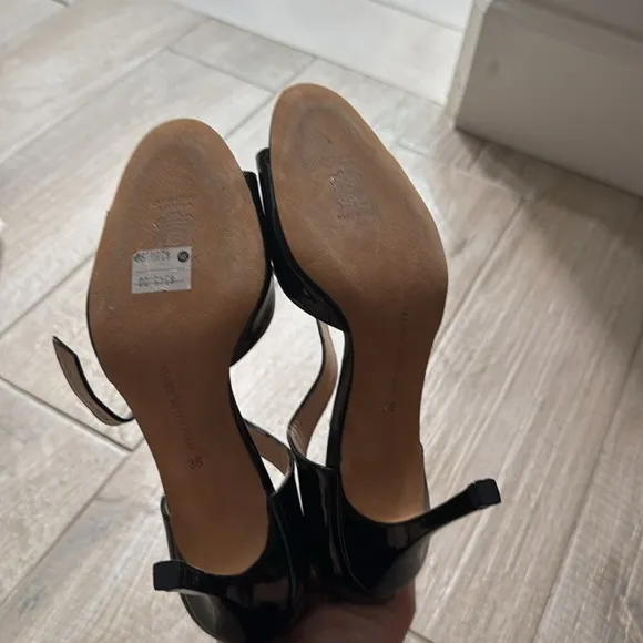 Manolo Blahnik Black Patent Leather Heels