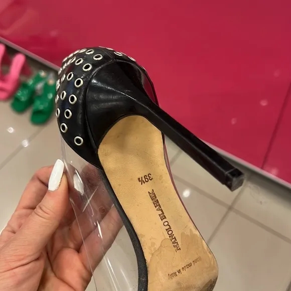 Manolo Blahnik Black Women's Heels 39.5