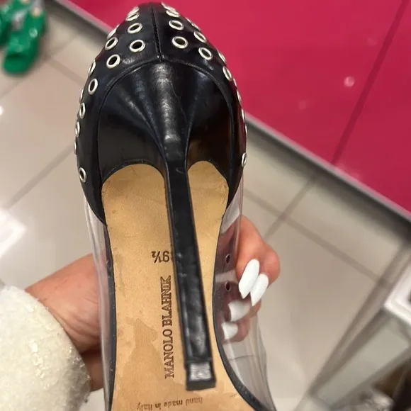 Manolo Blahnik Black Women's Heels 39.5
