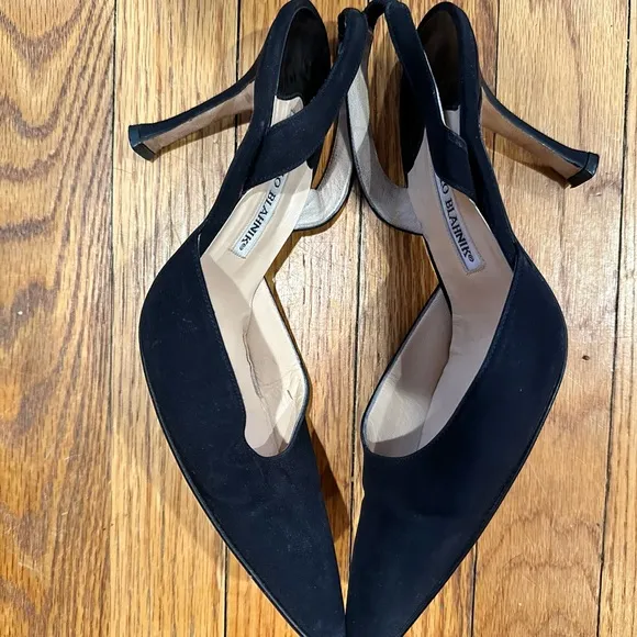 Manolo Blahnik Women's Black Heels