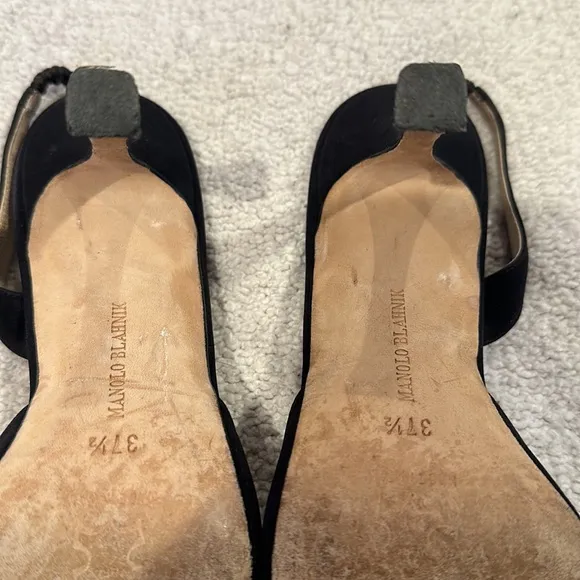 Manolo Blahnik Women's Black Heels