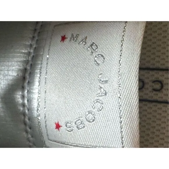 Marc Jacobs NWOT designer Astor Lightning white/ yellow sneakers size 36 (5.5)
