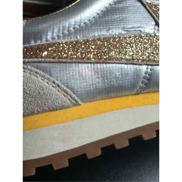 Marc Jacobs NWOT designer Astor Lightning white/ yellow sneakers size 36 (5.5)