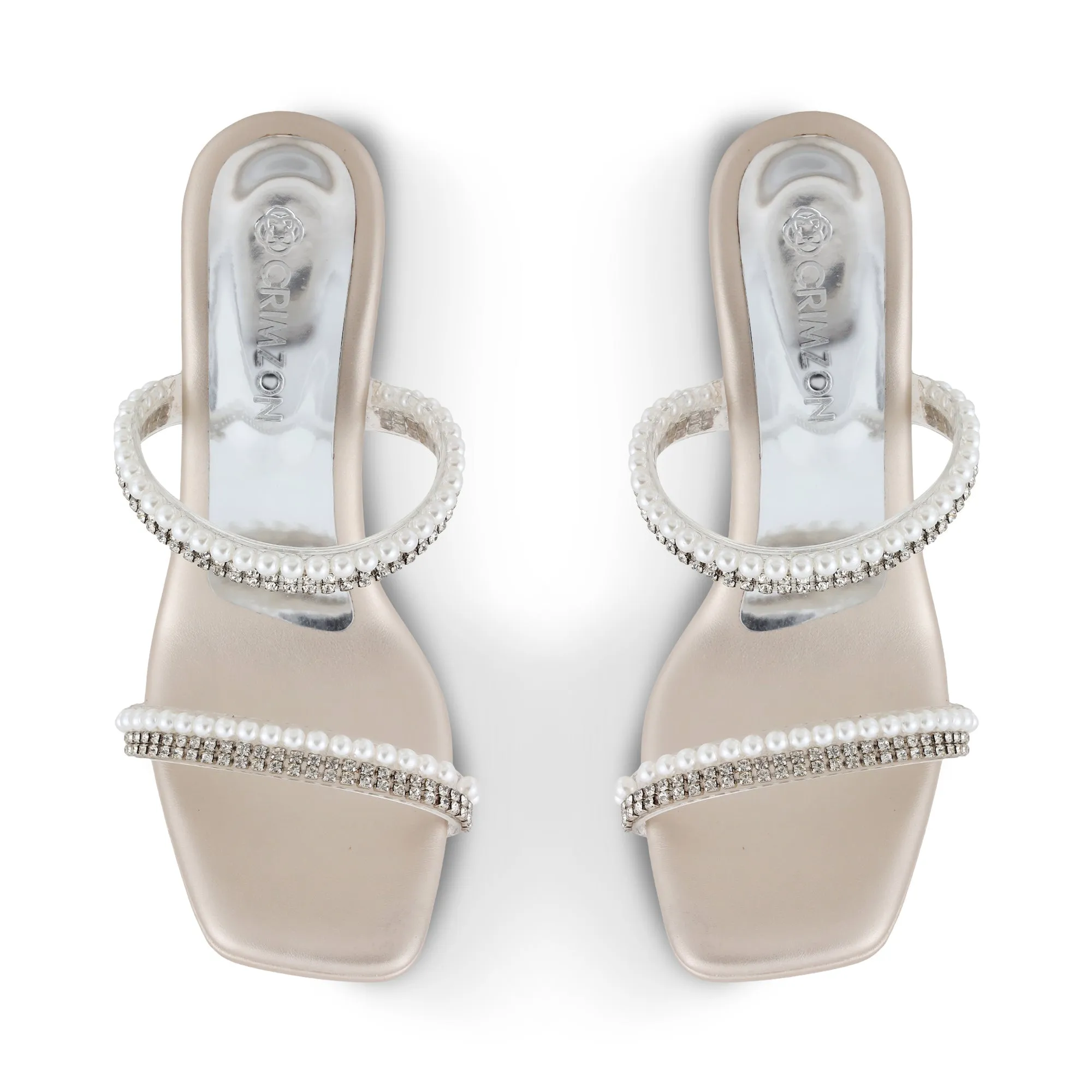 MARGARET- PEARL BLOCK HEELS