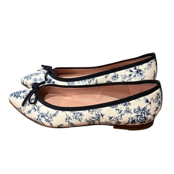 MARGAUX Collab w/ Gal Meets Glam Toile Print Ballet Flats Size 10 — GORGEOUS!!!