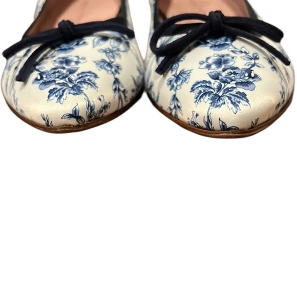 MARGAUX Collab w/ Gal Meets Glam Toile Print Ballet Flats Size 10 — GORGEOUS!!!