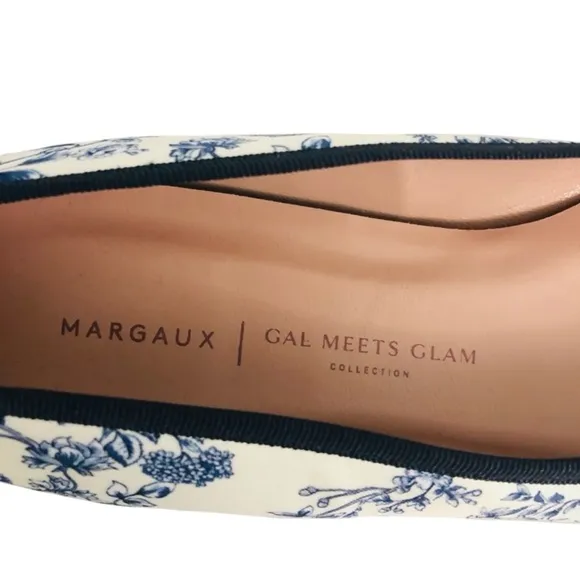 MARGAUX Collab w/ Gal Meets Glam Toile Print Ballet Flats Size 10 — GORGEOUS!!!