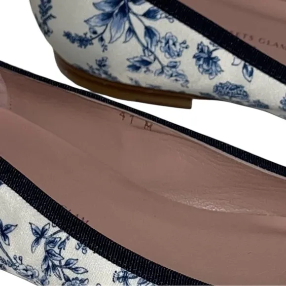 MARGAUX Collab w/ Gal Meets Glam Toile Print Ballet Flats Size 10 — GORGEOUS!!!
