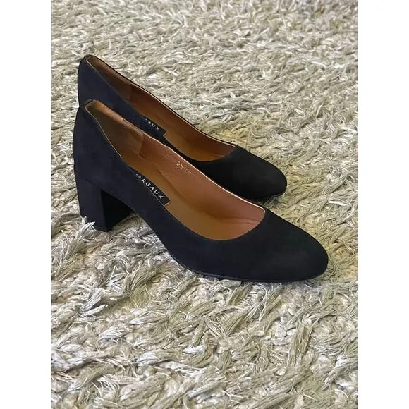 Margaux The Heel Black Suede, Women's Size 35.5 or 5.5 US