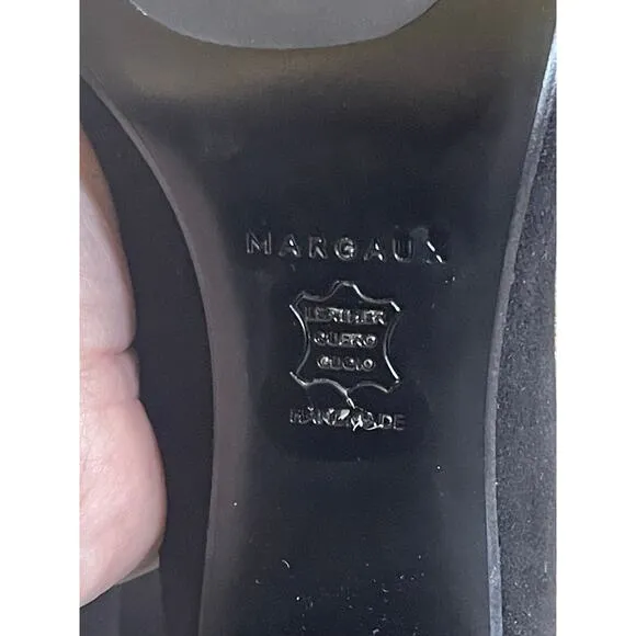 Margaux The Heel Black Suede, Women's Size 35.5 or 5.5 US