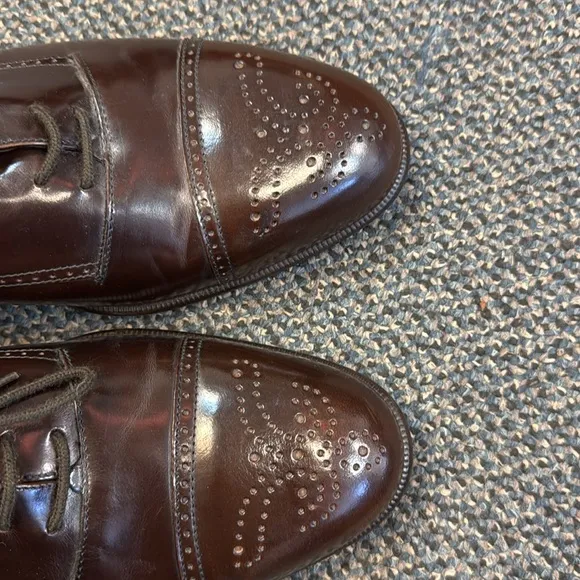 Marshall Fields Vintage Mens Brown Dress Shoes
