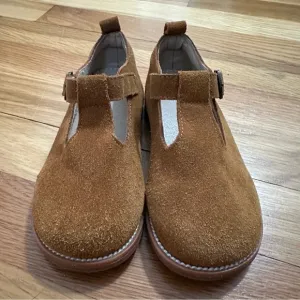 Mary Janes Oxfords Brown Suede by Felix and Flora Little Girl size 10 Dress Shoe