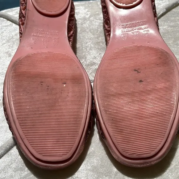 Melissa   Campana Papel Glitter Pink Jelly Flat Shoes
