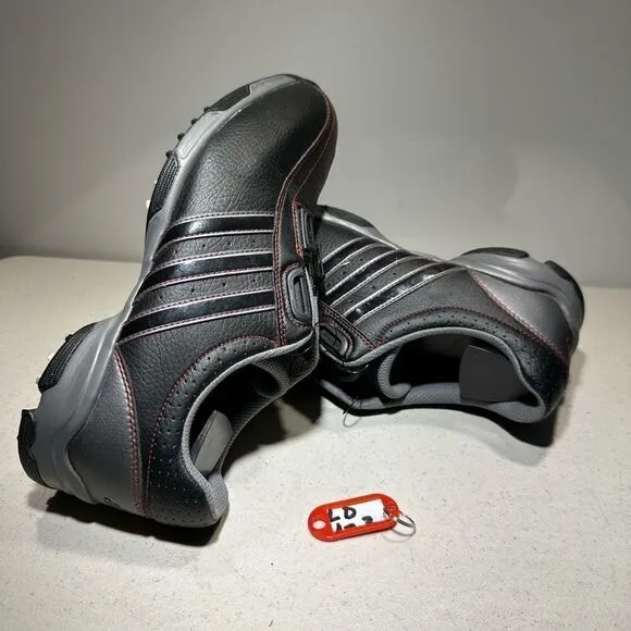 Men's Adidas 360 Traxion BOA Golf Shoes Black / Red F33447 Size 8.1/2