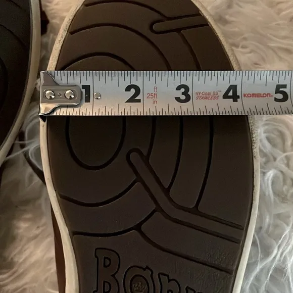 Men's BORN Brown Leather Tie-Up Shoes