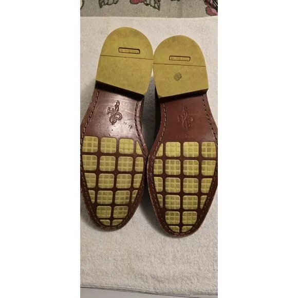 Mens Cole‎ Haan Dress Shoe- Size 9.5 Navy Blue And Tan. Gently Worn