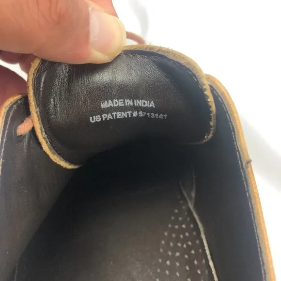 Men's Cole Haan Wingtip Dress Shoes Brown Leather Size 10