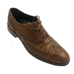 Men's Cole Haan Wingtip Dress Shoes Brown Leather Size 10