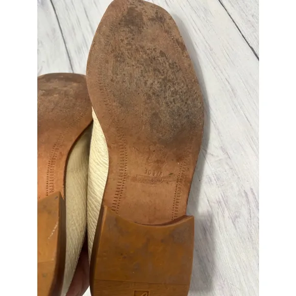 Men's Giorgio Brutini Beige/ cream Leather Dress Shoes Size 10.5