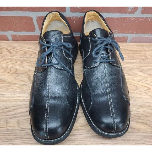mens johnston murphy shoes 20-7222 C7 Black size 12M
