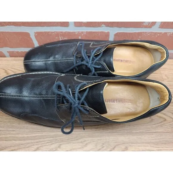 mens johnston murphy shoes 20-7222 C7 Black size 12M