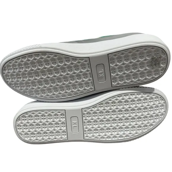 Men's Karl Lagerfeld Sneakers Green White Size 10.5
