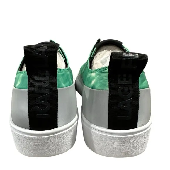 Men's Karl Lagerfeld Sneakers Green White Size 10.5