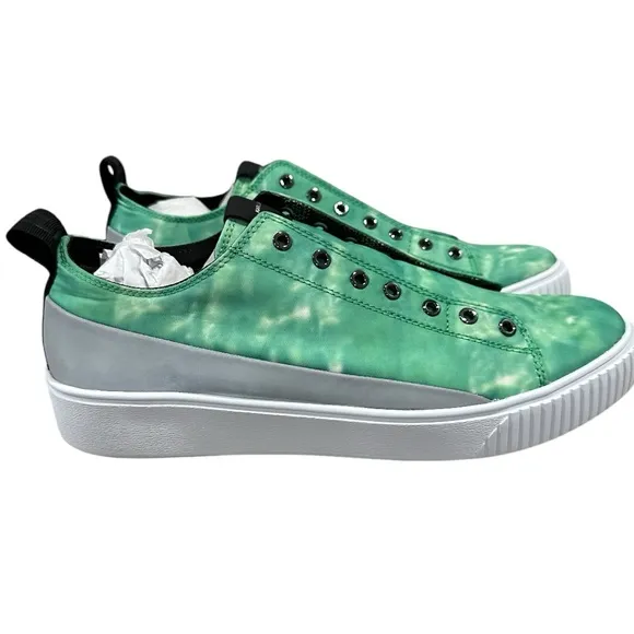 Men's Karl Lagerfeld Sneakers Green White Size 10.5