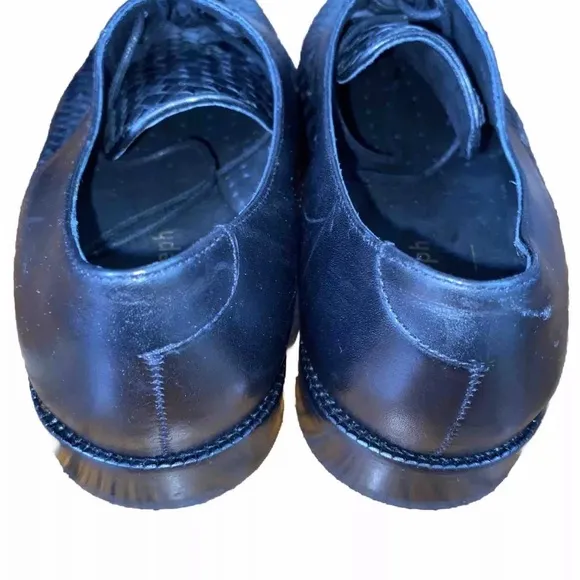 Men’s Marc Joseph New York Gold Men’s 8.5 Black Dress Shoes. Pre-Owned.