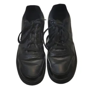 Men's Nike Ebernon Low Basketball Sneaker Shoes BLACK Size 9.5 GUC #3168