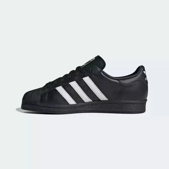 Mens Size 11.5 adidas Superstar 82 Shoes JI2026 Core Black / Cloud White - NEW‎