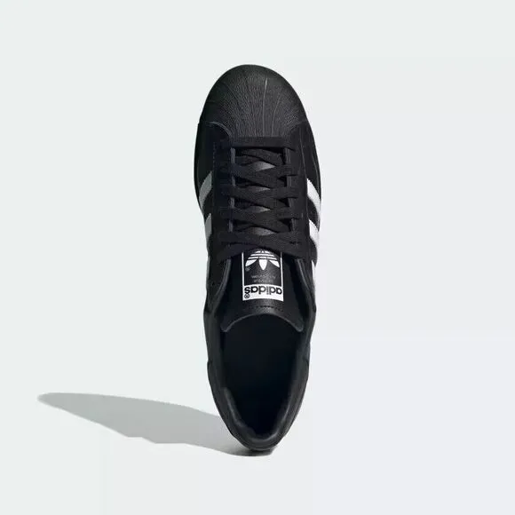 Mens Size 11.5 adidas Superstar 82 Shoes JI2026 Core Black / Cloud White - NEW‎