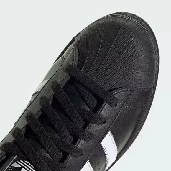 Mens Size 11.5 adidas Superstar 82 Shoes JI2026 Core Black / Cloud White - NEW‎