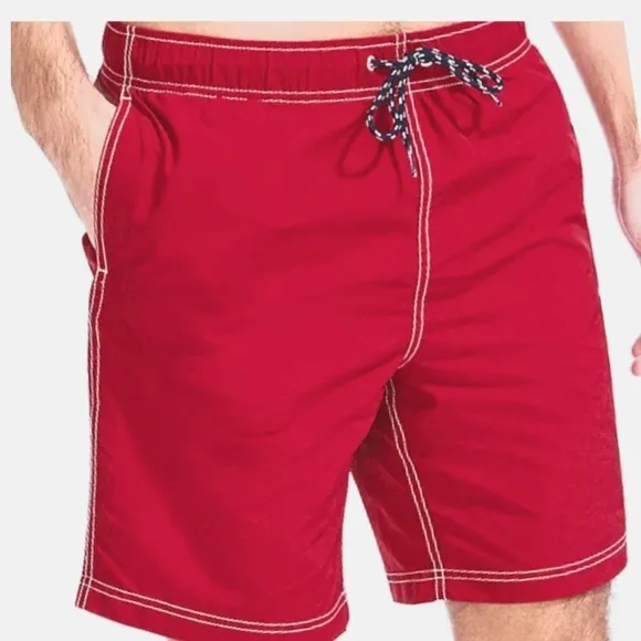 MEN'S SWIM SHORTS SHOES Adidas Converse Nautica Speedo Red Black Orange Board XL