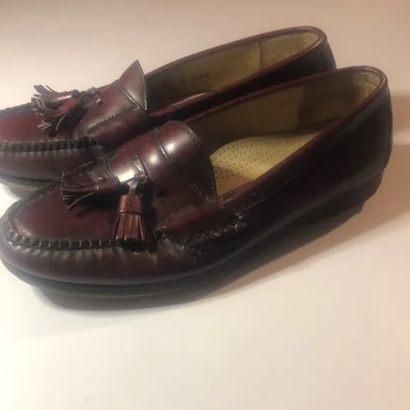 Men’s tassel Memory Mahogany Cole Haan flex comfort oxfords shoes