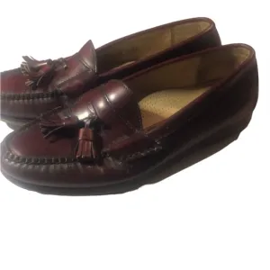 Men’s tassel Memory Mahogany Cole Haan flex comfort oxfords shoes