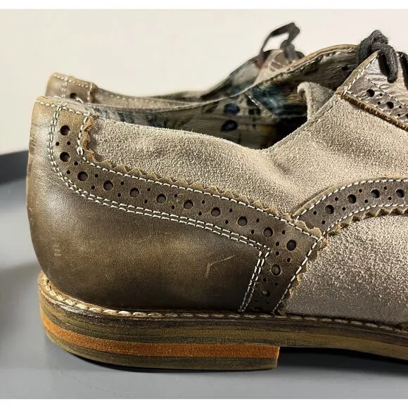 Men's Vince Camuto Venety two-toned Brogue Wingtip Dress/Business Size 9.5D