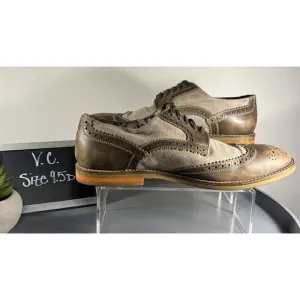Men's Vince Camuto Venety two-toned Brogue Wingtip Dress/Business Size 9.5D