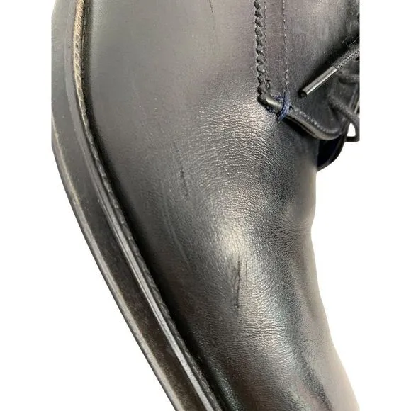 Mens Ted Baker Derby Black Lace Up Dress Shoes Sz 9 Vatory GUC 6360