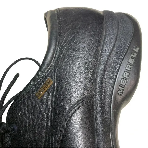 Merrell Black Topo Storm Gore-Tex Qform Air Cushion Shoes Size 9