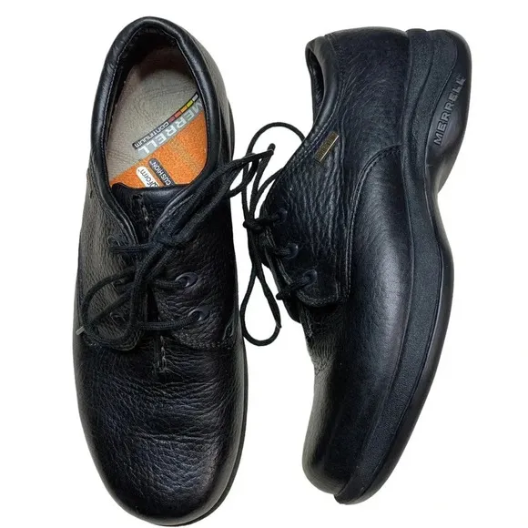 Merrell Black Topo Storm Gore-Tex Qform Air Cushion Shoes Size 9