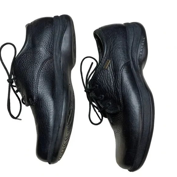Merrell Black Topo Storm Gore-Tex Qform Air Cushion Shoes Size 9